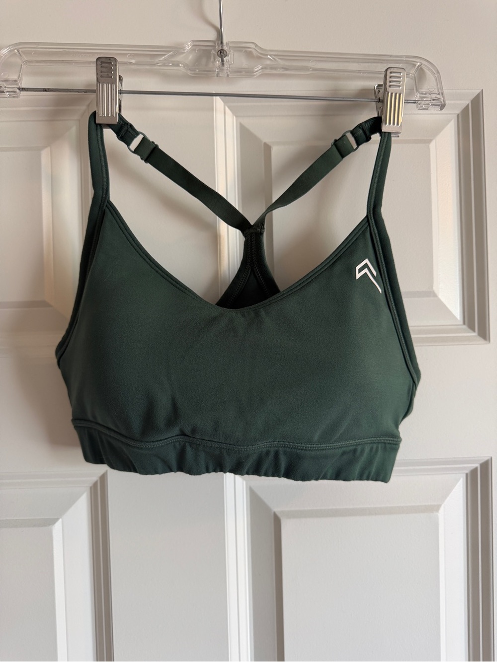 Oner Active Deep Green Adjustable-Strap Sports Bra - Picture 1 of 2